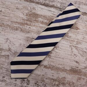 Donald Trump Signature Series Men’s Ties Blue White Striped Silk